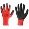 vidaXL Werkhandschoenen 24 st Rood en Zwart 9 / l Latexcoating