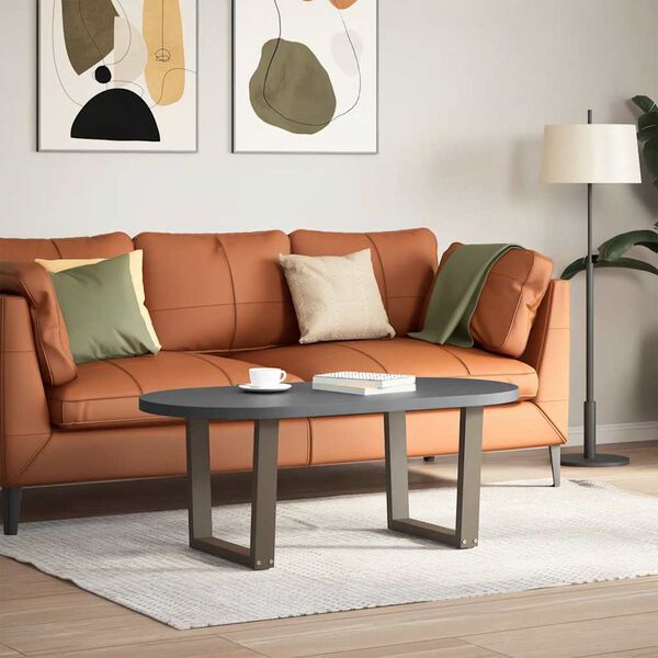 vidaXL Salontafelpoten 2 st V-vormig 50x(42-43,3) cm staal naturel