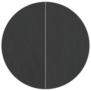 vidaXL Zwembad Grondzeil &Oslash; 244 cm (2 mm) Rond Niet-geweven Stof Zwart