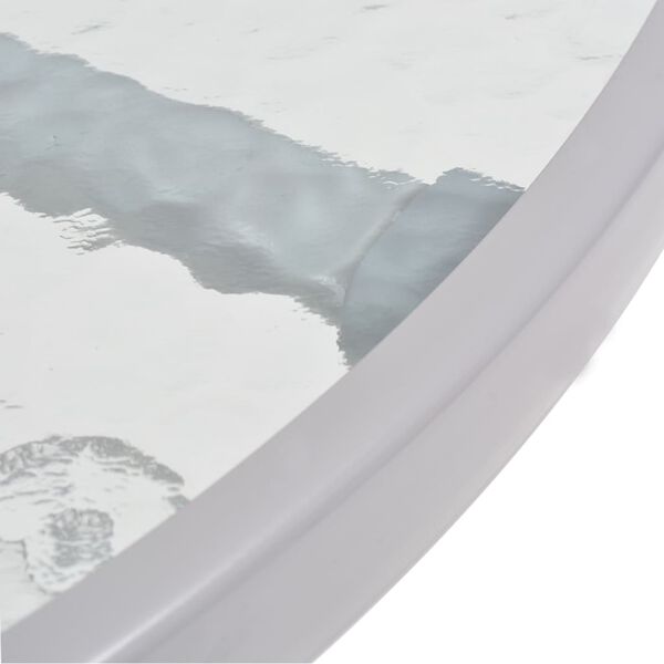 vidaXL 6-delige Tuinset staal en textileen grijs