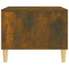 vidaXL Salontafel 60x50x40 cm bewerkt hout gerookt eikenkleurig