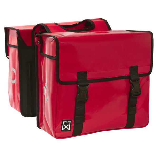 Willex Fietstas Tarpaulin 40 L rood