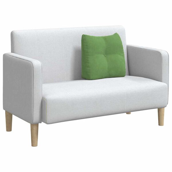 vidaXL Rugkussen Lichtgroen 45 x 24 x 50 cm Fluweel