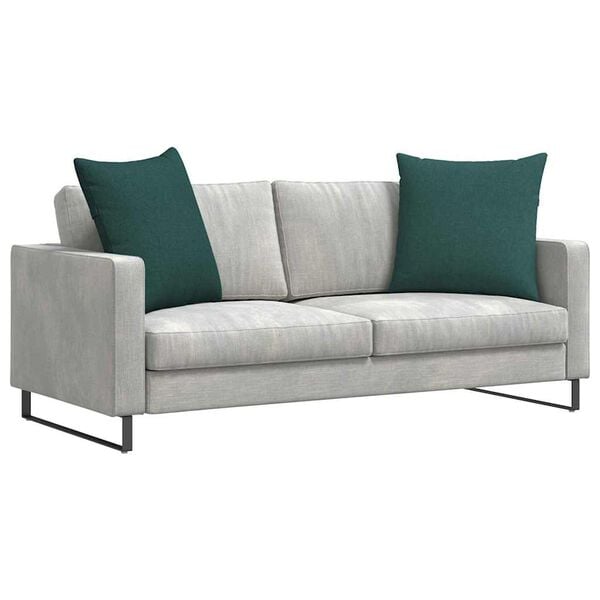 vidaXL Sofa Kussens 2 stuks Donkergroen 60 x 60 cm Stof