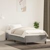 vidaXL Bedframe zonder matras 90x200 cm fluweel lichtgrijs