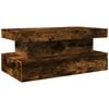 vidaXL Salontafel met LED-verlichting 90x50x40 cm gerookt eikenkleurig