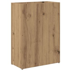 vidaXL Paraplu Standaard Artisan Eiken 40 x 20 x 55,5 cm Bewerkt hout