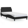 vidaXL Bedframe "Dover" kunstleer zwart 100x190 cm
