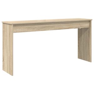 vidaXL Keyboardstand Sonoma Eiken 130 x 32 x 64 cm Bewerkt hout