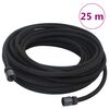 vidaXL Druppelslang 0,6'' 25 m rubber zwart