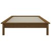 vidaXL Bedframe massief grenenhout honingbruin 90x200 cm