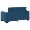 vidaXL | Bankstel | 2 pcs Blauw 221 x 78 x 80 cm Fluweel