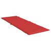vidaXL Ligbedkussen 186x58x4 cm oxford stof rood