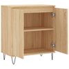 vidaXL Dressoir 60x35x70 cm bewerkt hout sonoma eikenkleurig