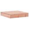 vidaXL Zandbak met deksel 111x111x19,5 cm massief douglashout