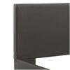 vidaXL Bedframe met LED kunstleer grijs 90x200 cm