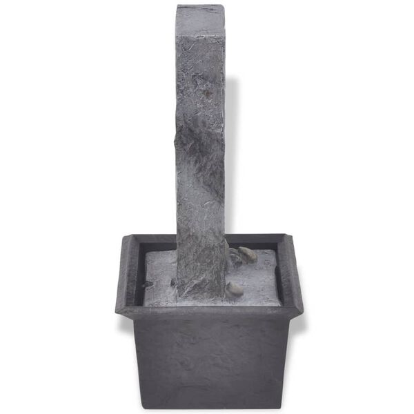 vidaXL Binnenfontein met LED-licht polyresin