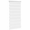 vidaXL Zebra rolgordijn 40,9 x 100 cm stofbreedte 36,7 cm wit