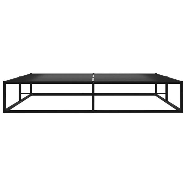 vidaXL Bedframe metaal zwart 140x200 cm