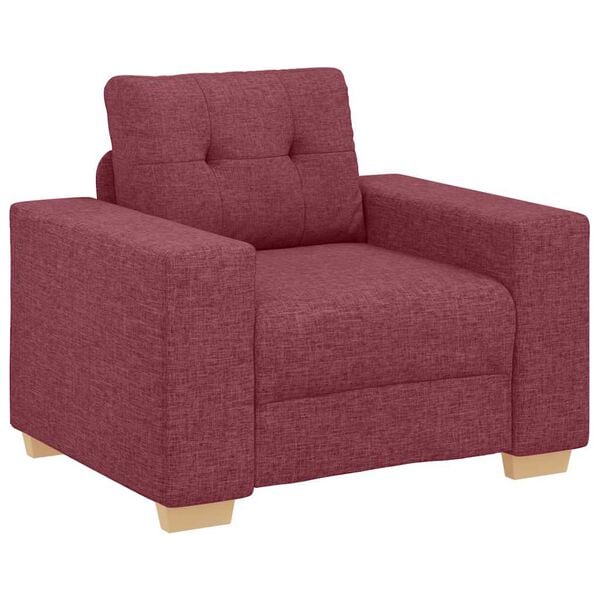 vidaXL Fauteuil Wijnrood 100x78x80 cm Stof