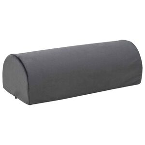 vidaXL Voetensteun Kussen Effen Grijs 42 x 18 x 13 cm PU Schuim