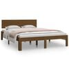 vidaXL Bedframe massief hout honingbruin 150x200 cm