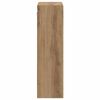 vidaXL Hangkast met plank Artisan Eiken 59 x 20 x 71.5 cm Bewerkt hout