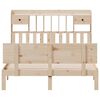 vidaXL Bed met boekenkast zonder matras massief grenenhout 150x200 cm