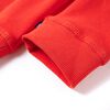 Kindertrui met capuchon 104 rood