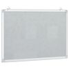 vidaXL Whiteboard magnetisch 80x60x1,7 cm aluminium