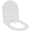 vidaXL Toiletzitting Wit 47 x 36 x 3,4 cm Duroplast