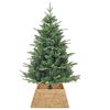 vidaXL Kerstboomkraag Bruin 70 x 70 x 28 cm Waterhyacint