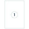 rillprint Etiketten 210x297 mm 1000 vellen wit