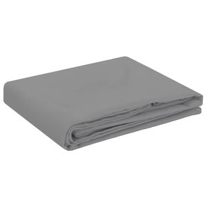vidaXL Tafelkleed Rond Lichtgrijs &Oslash; 180 cm Polyester
