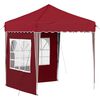 vidaXL Pop-up Feesttent Bordeauxrood 195 x 195 x 245 cm