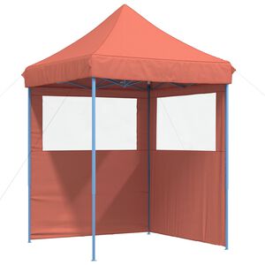 vidaXL Partytent 200 x 200 x 306 cm Terracotta Oxford Stof