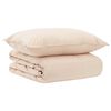 vidaXL Dekbedset 2 st 135 x 200 cm Alle seizoenen Kapokvezel Beige