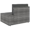 vidaXL 8-delige Loungeset poly rattan grijs