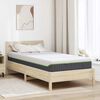 vidaXL Matras Wit en Grijs 90 x 190 cm Jacquard stof