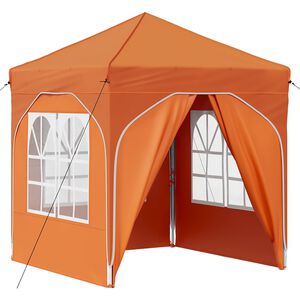 vidaXL Pop-up partytent 192 x 192 x 245 cm Oranje