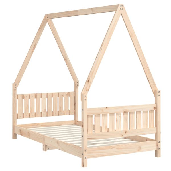vidaXL Kinderbedframe 80x160 cm massief grenenhout