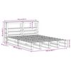 vidaXL Bedframe zonder matras massief grenenhout 150x200 cm