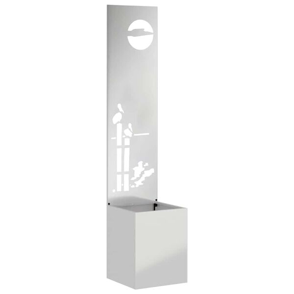 vidaXL Tuin Privacy Screen Zilver 32 x 150 cm Gegalvaniseerd staal