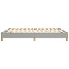 vidaXL Boxspring bed stof lichtgrijs 160x200 cm