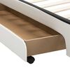 vidaXL Bedframe met lades kunstleer wit 140x200 cm