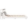 vidaXL Bedframe zonder matras massief grenenhout wit 160x200 cm