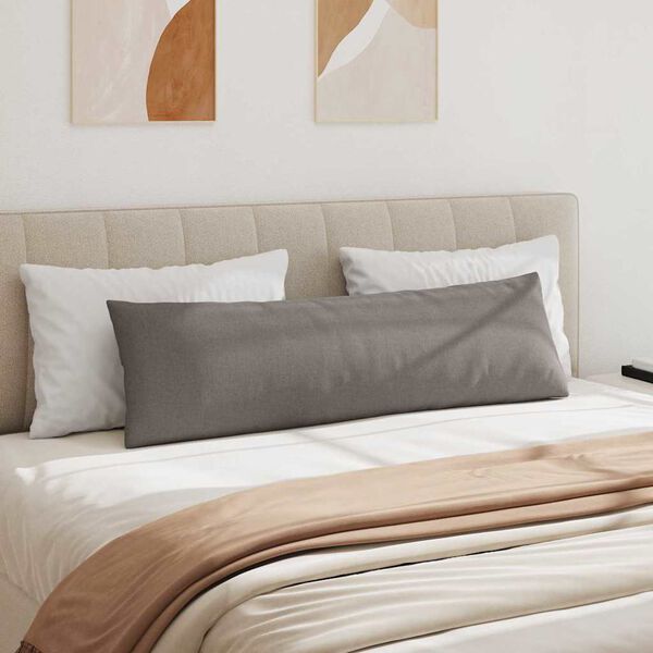 vidaXL Sofa Kussens 2 stuks Taupe 145 x 40 cm Stof