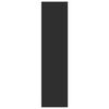vidaXL Kledingkast 100x50x200 cm bewerkt hout zwart