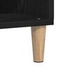 vidaXL Dressoir Zwart Eiken 103,5 x 35 x 70 cm Bewerkt hout