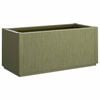 vidaXL Tuinbloembak Groen 80 x 36 x 35 cm PP